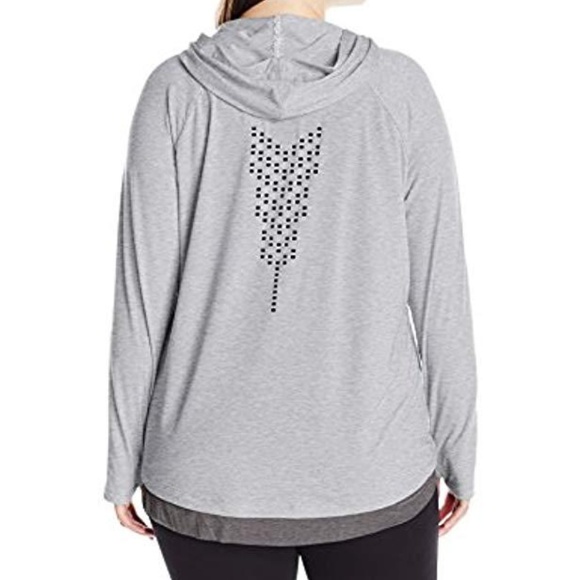 Nanette Lepore Plus Hooded Top Active Hoodie 1X - Picture 4 of 7